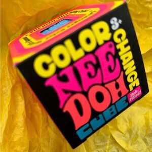 Nee Doh BLUE color change cube